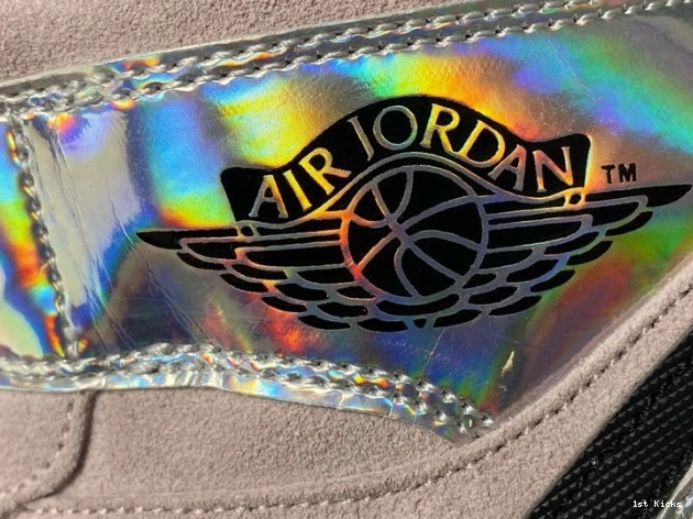 1st Kicks Shoes Powder 1 BQ6472-602 Air Jordan Dirty (W) Iridescent Mid 0804